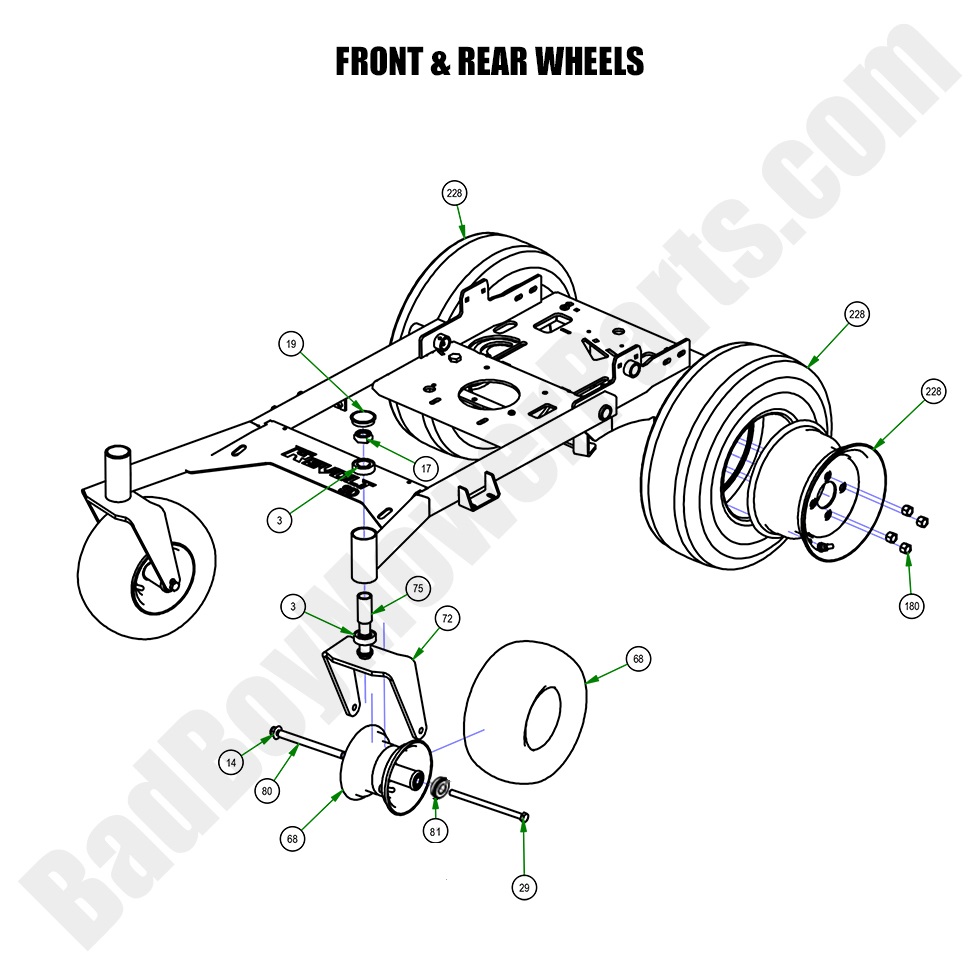 2023 Revolt SD - Front & Rear Wheels